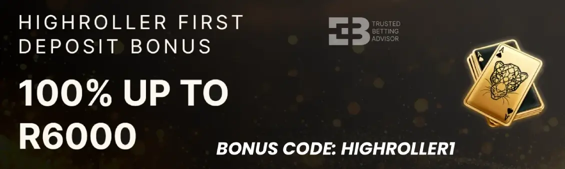 Pantherbet casino high roller bonus