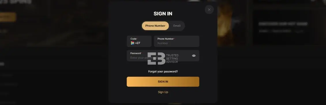 Pantherbet login