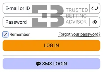 Paripesa Email Login Form