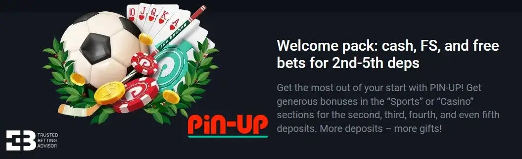 Pin-up.bet sign up bonus