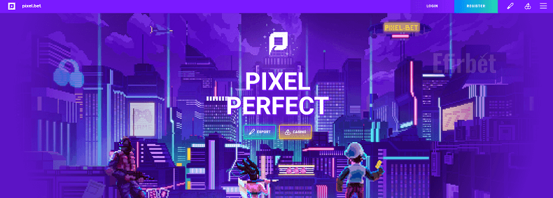 PixelBet website design
