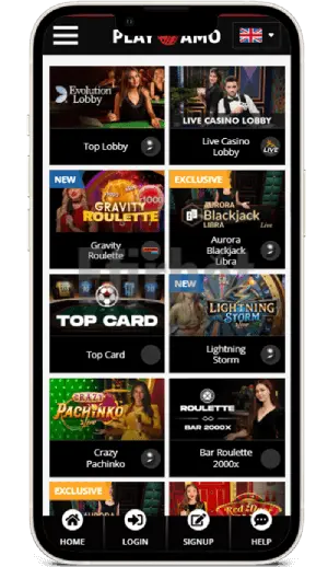 Playamo mobile app