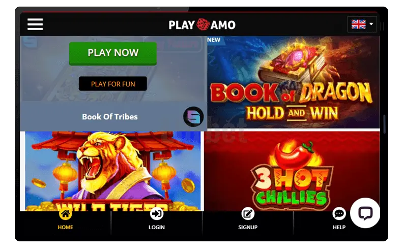 Playamo casino mobile site
