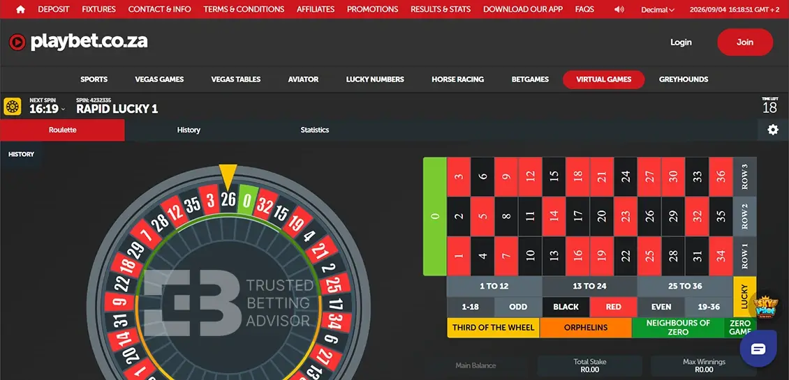 Playbet Virtual Games