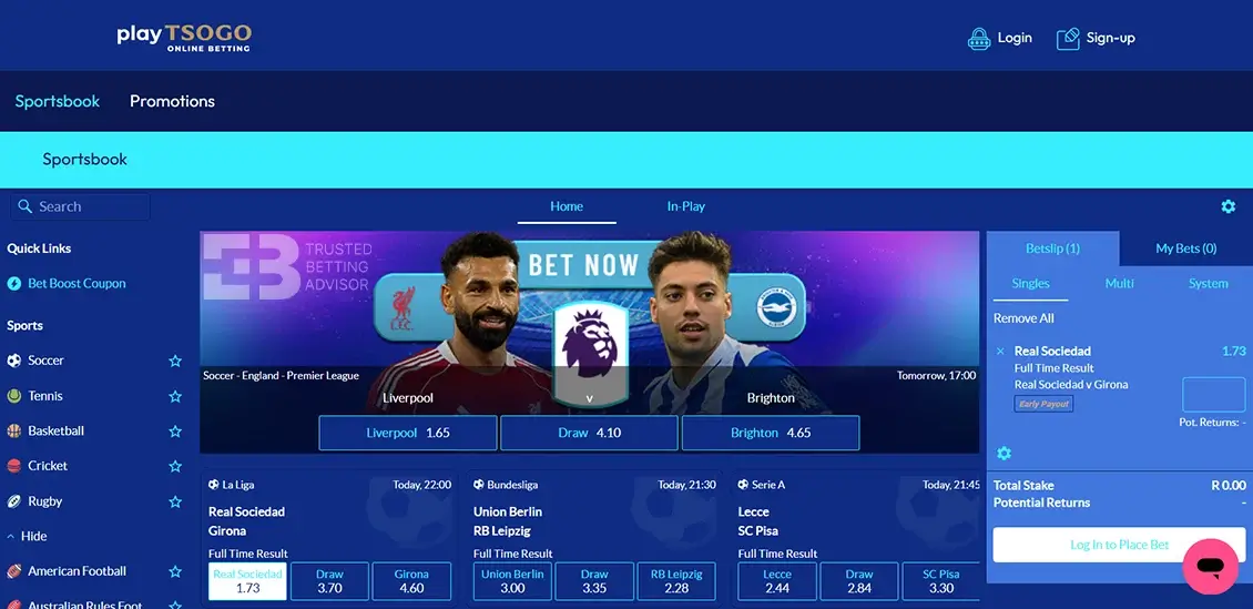 PlayTSOGO Sports Betting