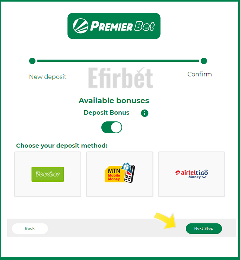 Premierbet bonus code enter