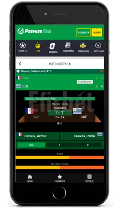 premierbet ios app live games