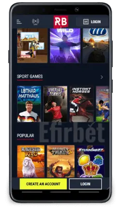 Rabona mobile casino games