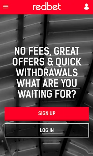 Redbet mobile screenshot