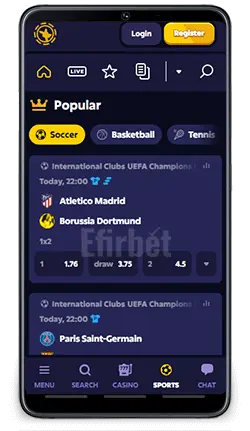 Roobet Android App Sportsbook