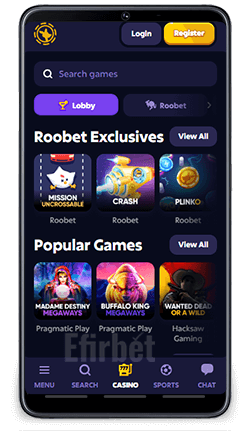 Roobet Casino Android App