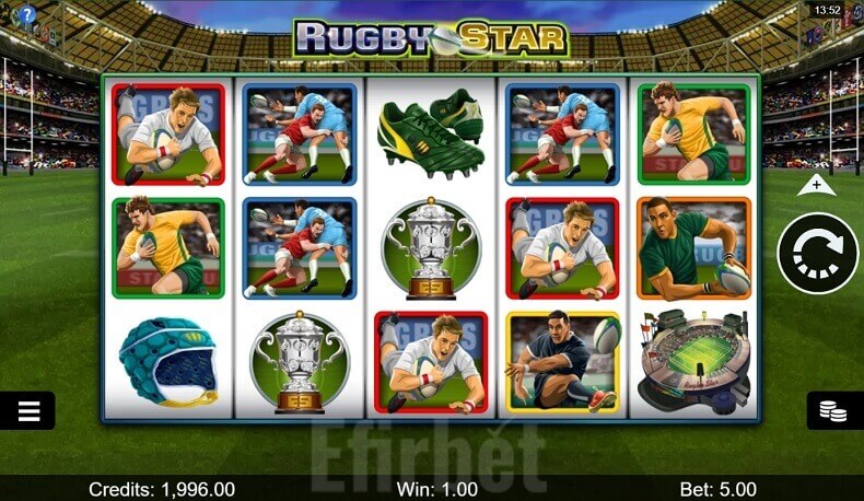 Rugby Star Online slot game