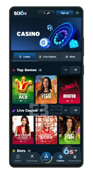 Six6s App Casino Games Android