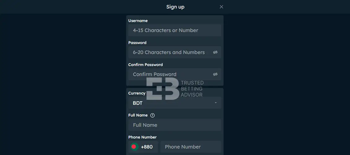 Six6s Registration Form