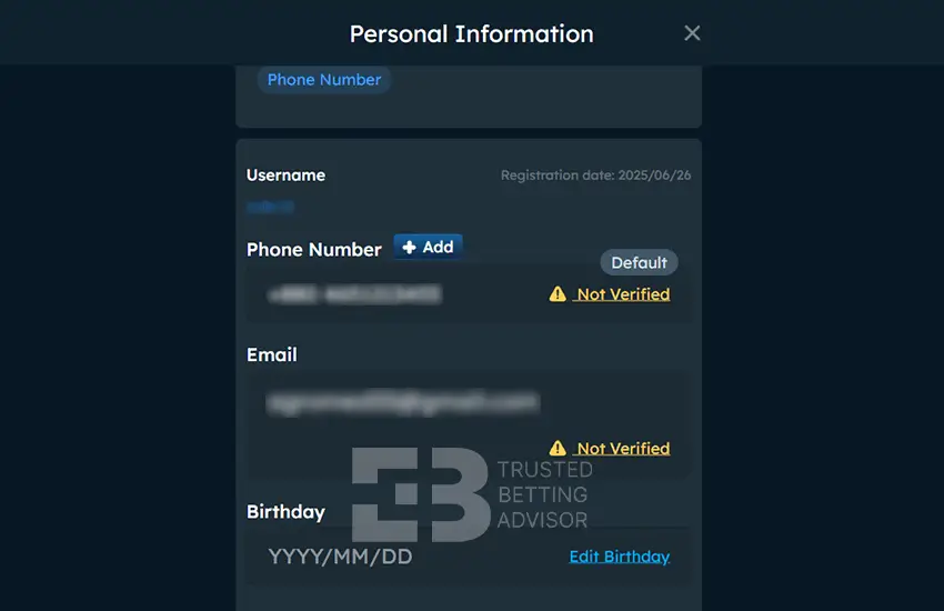 Six6s Verification