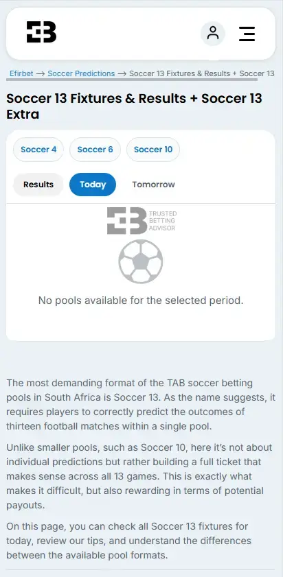 Soccer 13 prize pool