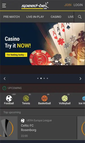 speed-bet mobile screenshot