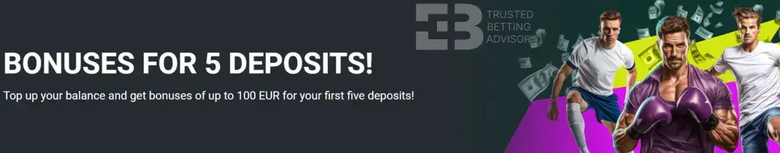 Spinbetter Welcome Bonus for 5 Deposits