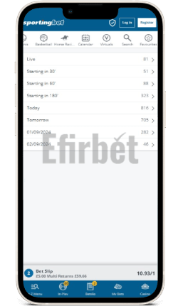 Sportingbet Mobile App Apple Calendar