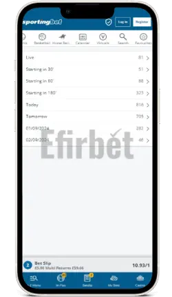 Sportingbet Mobile App Apple Calendar