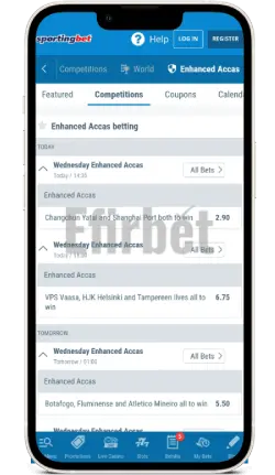 Sportingbet Mobile App for iOS