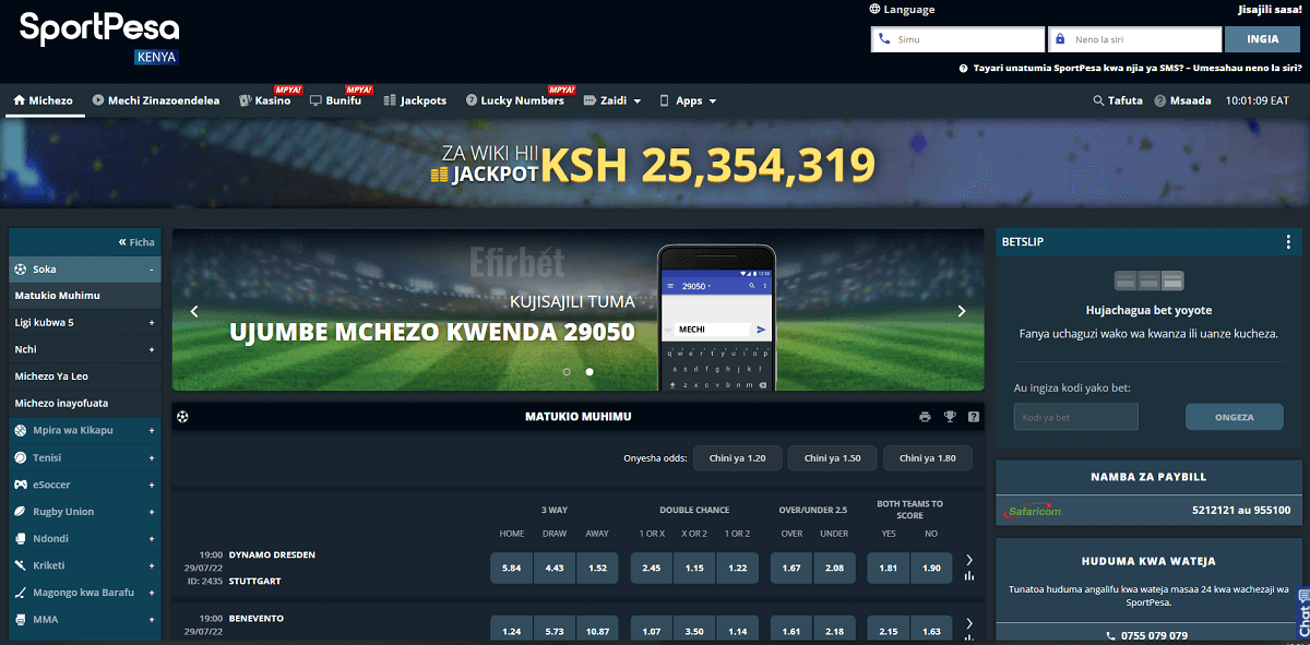 SpoртPesa best betting sites Kenya