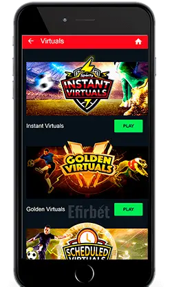 SportyBet mobile virtual sports for iOS