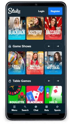 Stake Casino app Android