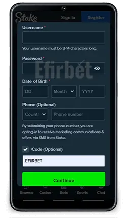 Stake Mobile Registration