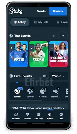 Stake Mobile Sportsbook