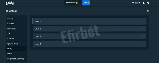 verification steps for withdrawal at stake