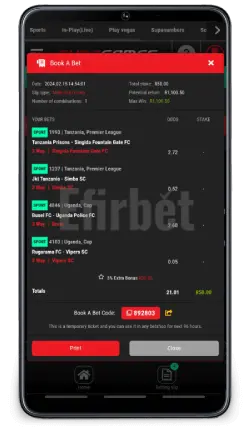 Book a bet Mobile Bookie ID