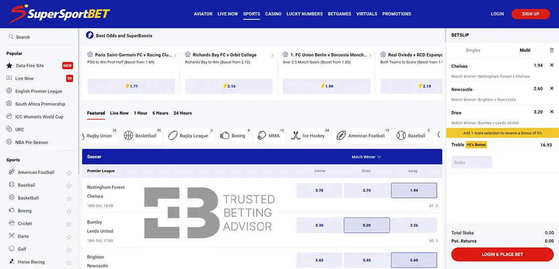 SuperSportBet Sports Betting