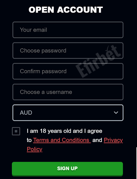 Syndicate sign up process