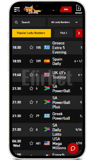 Tic Tac Bets app Lucky Numbers