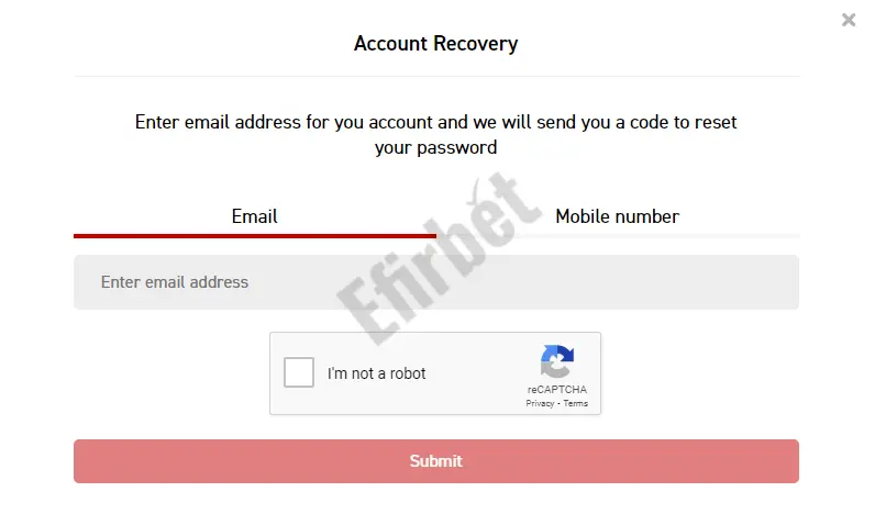 Login Tic Tac Bets - Forgotten Password