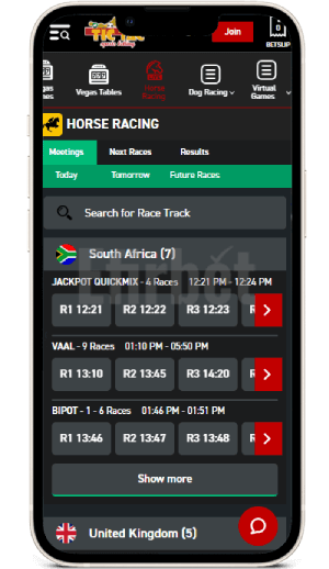 Tic Tac Bets app Horse Racing