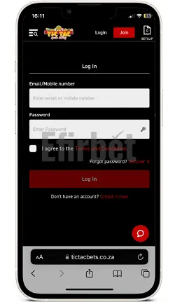 Tic Tac bets Login My Account Through Phone