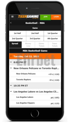 tigergaming ios app basketball game