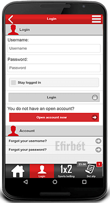 TipWin mobile login for Android