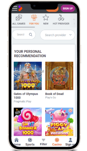 Tonybet mobile app casino