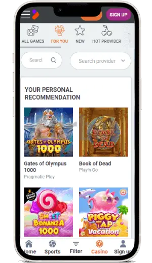 Tonybet mobile app casino