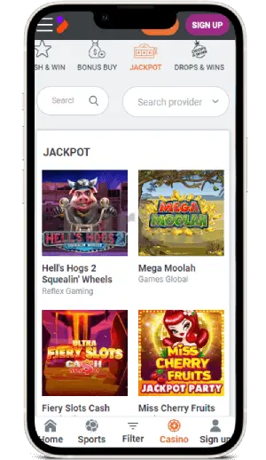 Tonybet mobile app jackpots