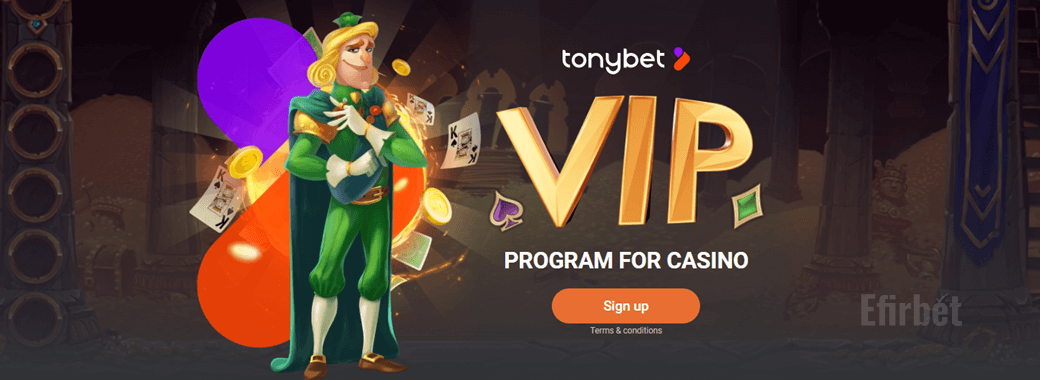 Tonybet VIP program