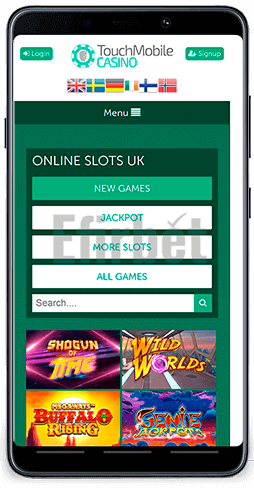Touch Mobile casino version