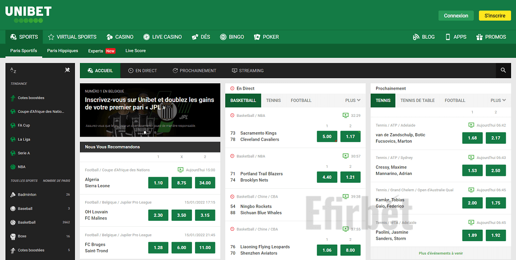 Unibet Belgium Betting Site