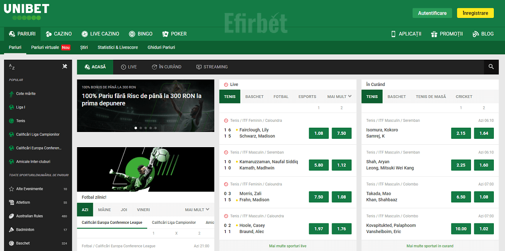 Unibet Best betting sites Romania