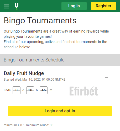 Play Unibet Bingo