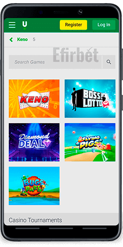 Unibet casino app for Android