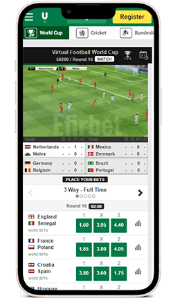 Unibet iOS App Virtual Sports